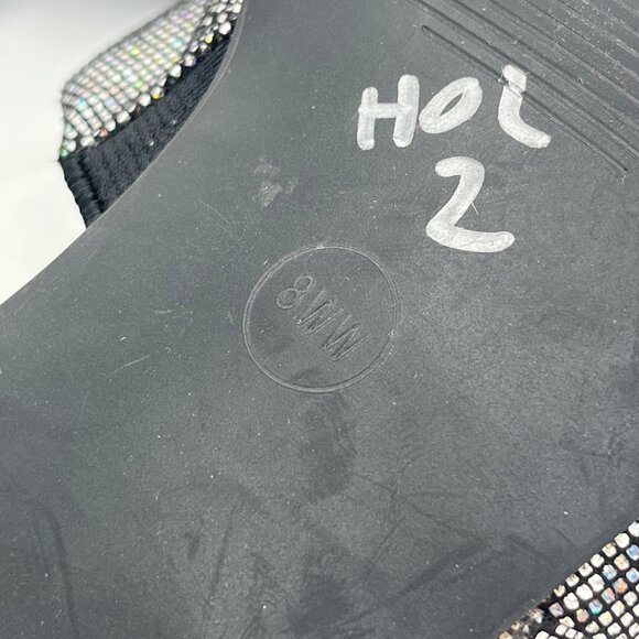 Torrid Gray Holographic Print Kitten Heel - Size 8W - Picture 10 of 10